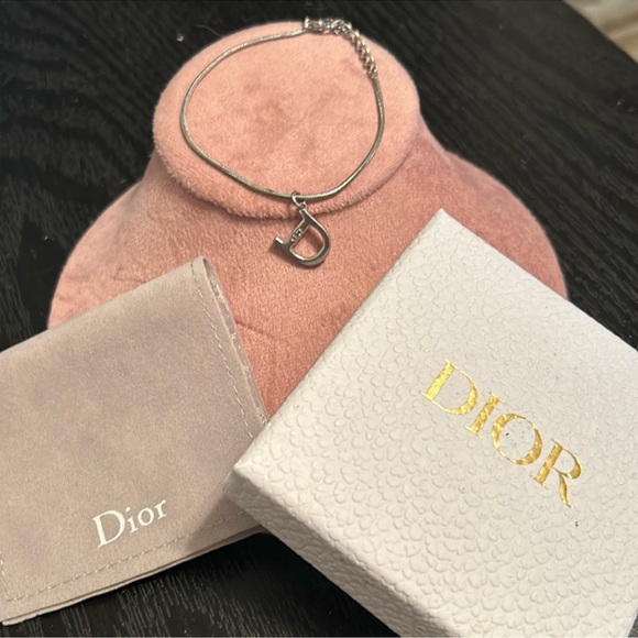 Dior Bracelet With “D” Charm With Box/Dustbag - Picture 1 of 9